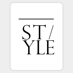 Style 2 - Classy, elegant, Minimal Typography Sticker